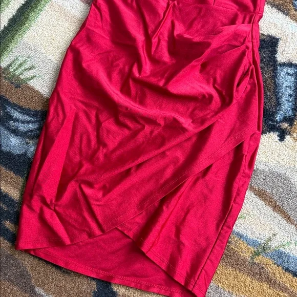 RED MINI DRESS - Picture 4 of 8